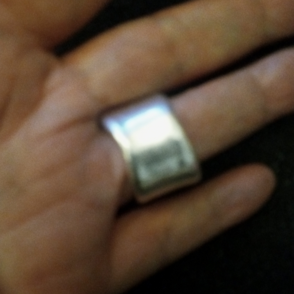 STERLING SILVER ART DECO RING - Picture 11 of 12